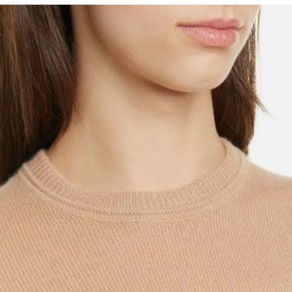 Equipment x Anthropologie Sanni Cashmere Crew Neck XXS Taupe Camel Super Soft - Picture 5 of 17